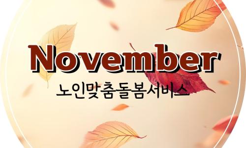 [노인맞춤돌봄서비스] 2025년 11월