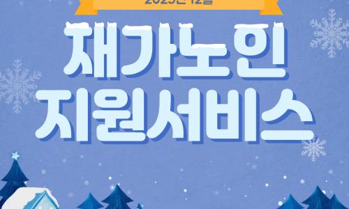 [재가노인지원서비스] 2025년 12월 지원현황